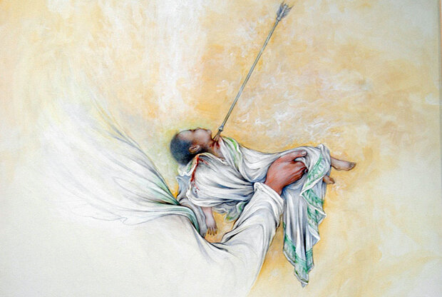 The Gift of love; Painting by Mahmoud Farshchian 